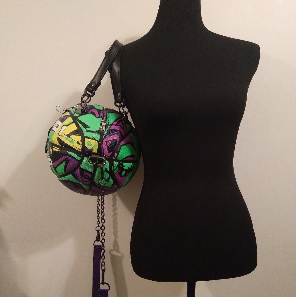 NWT HANDMADE "Supreme Grip AND1" Basketball Purse 🏀 - Picture 6 of 16